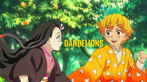 Zenitsu and Nezuko | Dandelions [AMV] - YouTube