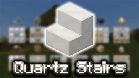 Quartz Stairs - Wiki Guide - 9Minecraft.Net