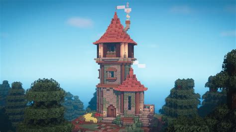 Minecraft Wizard Tower Design