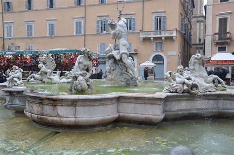 Fountain of Neptune - Piazza Navona, Rome