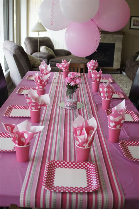 Love this Pink Polka Dot Party #pink #polkadot #birthdayparty Kids Spa Party, Girls Tea Party ...