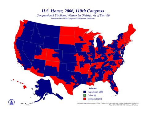 POLIDATA &REG ELECTION MAPS-PRESIDENTIAL RESULTS BY CONGRESSIONAL DISTRICTS-2006