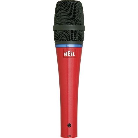 Heil Sound PR-22 Low Handling Noise Vocal Microphone and Mic Case PR22 Red