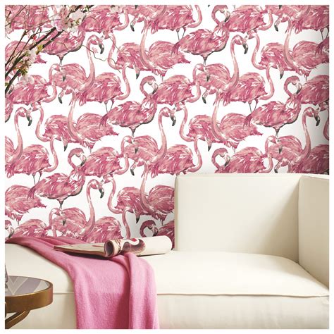 Pink Peel and Stick Wallpaper – RoomMates Decor