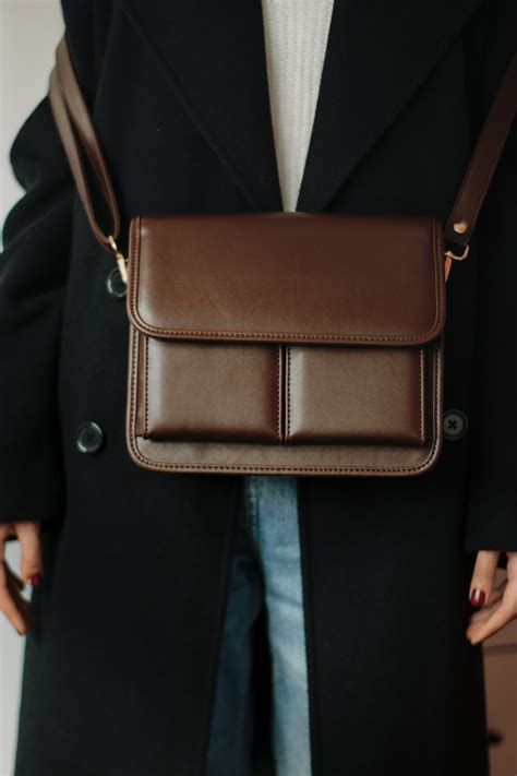 Brown Leather Duffel Bag · Free Stock Photo