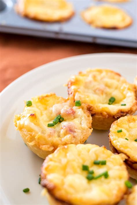 Mini Ham & Cheese Quiche with Caramelized Onions - CPA: Certified Pastry Aficionado