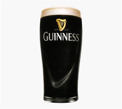 Guinness Gold Logo Pint Glass 2 Pack - Transparent Pint Of Guinness, HD Png Download ...