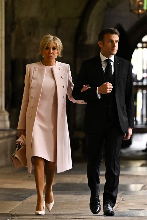 Brigitte Macron Goes Pink in Louis Vuitton at King Charles’ Coronation ...