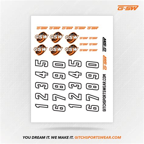 Custom Helmet Stickers: Add Team Logo & Design | Gitch Sportswear ...