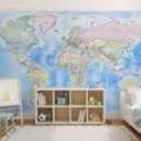 world map wallpaper by love maps on | notonthehighstreet.com