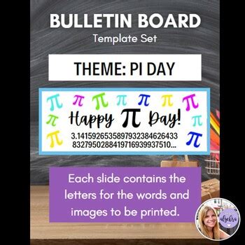 Pi Day - Math Bulletin Board Kit on Canva by iteachalgebra | TPT