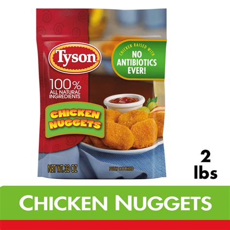 Tyson® Fully Cooked Chicken Nuggets, 1.93 lb Bag (Frozen) - Walmart.com ...