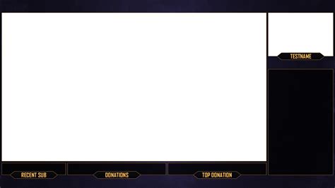 Stream Overlay Frame