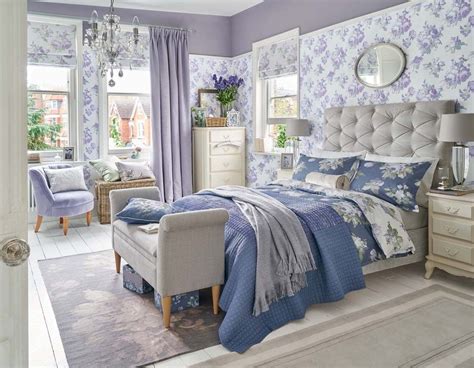 Laura Ashley Bedroom design floral wallpaper | Master bedroom interior ...