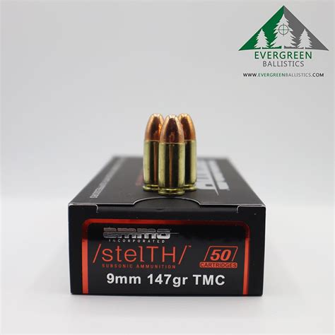 Ammo Inc 9mm 147 Gr Subsonic Ammo – Evergreen Ballistics