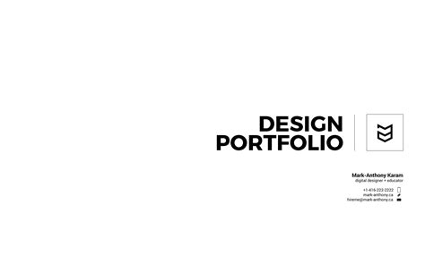 Create a PDF Portfolio Using Adobe Illustrator - mark-anthony.ca