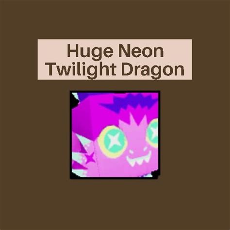 Huge Neon Twilight Dragon | Pet Simulator X, Video Gaming, Gaming ...