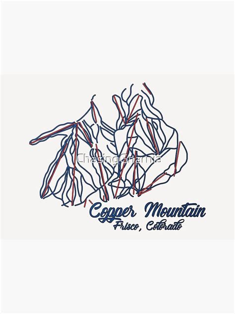 "Copper Mountain Trail Map" Art Print for Sale by ChasingGnarnia ...