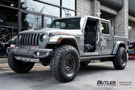 Jeep Gladiator with 17in Black Rhino Carbine Wheels exclusively from Butler Tires and Wheels in ...