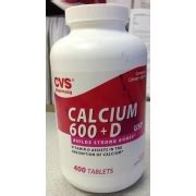 CVS Pharmacy Calcium 600 + D Tablets: Calories, Nutrition Analysis ...