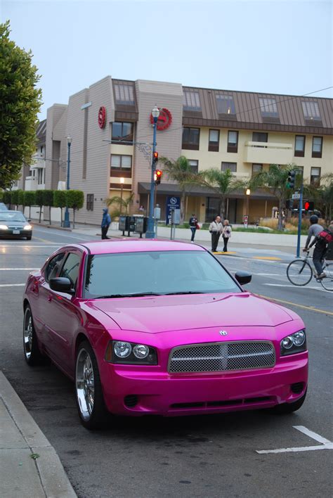 Pink Dodge Charger seen @ Fisherman's Wharf, San Francisco, CA | Flickr - Photo Sharing!