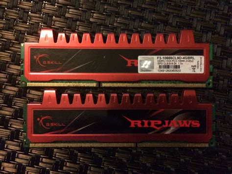 G.SKILL RIPJAWS DDR3-1333 8GB (2x4) RAM MEMORIJA