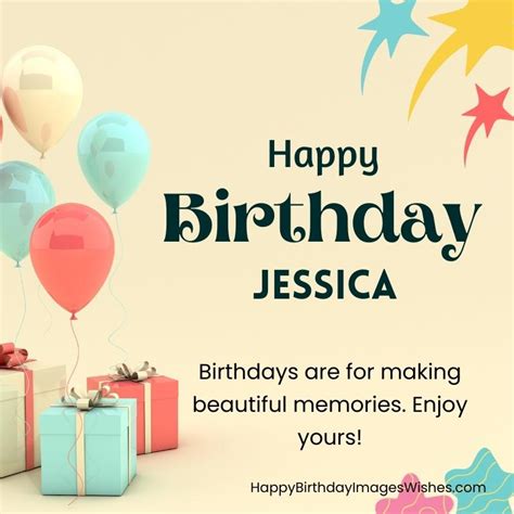 Happy Birthday Jessica Images & Wishes 2023