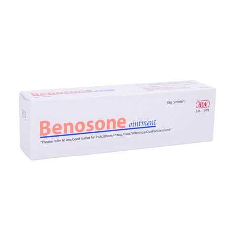 **READY STOCKS** BENOSONE CREAM / OINTMENT 15G | Lazada