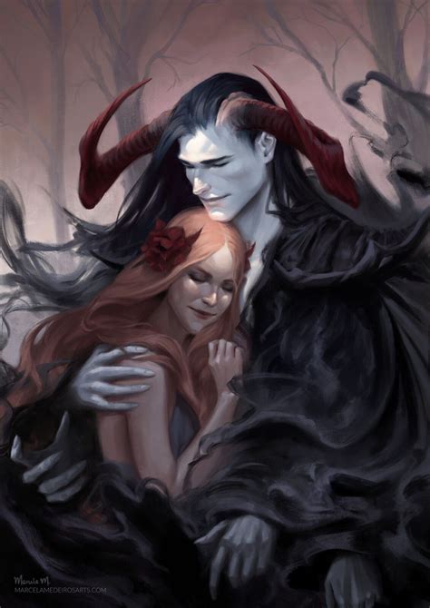 Hades and Persephone, Marcela Medeiros on ArtStation at https://www.artstation.com/artwork ...