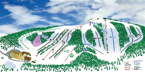 Hockley Valley Resort Ski Trail Map - Orangeville Ontario Canada • mappery