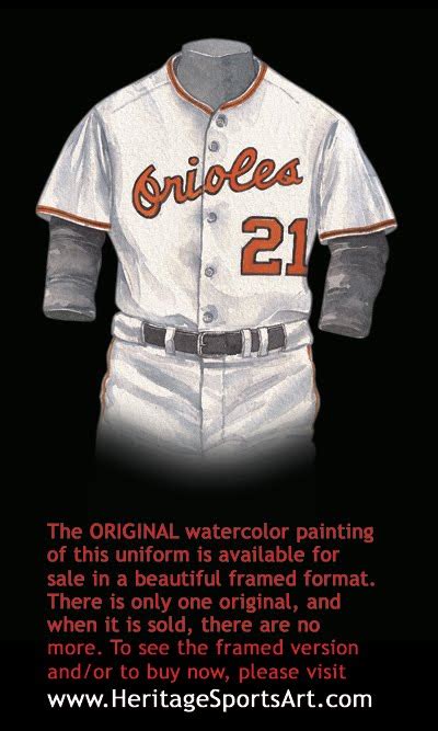 Baltimore Orioles Uniform and Team History | Heritage Uniforms and Jerseys