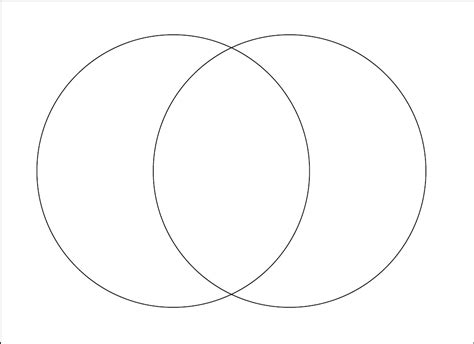 VENN DIAGRAM TEMPLATE in Word and Pdf formats