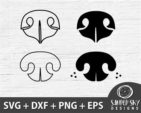 Dog Nose SVG Bundle Dog Nose Print Dog Lover SVG Dog Mom - Etsy