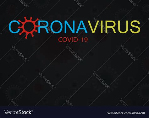 Covid19-19 coronavirus logo concept design Vector Image