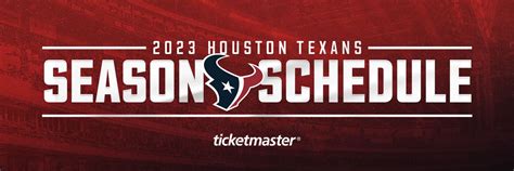 Houston Texan Schedule 2024 - Avie Margit