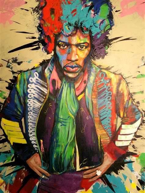 Jimi Hendrix 27 Club by Oliana Afano April 2015 by olianaafanoart on DeviantArt