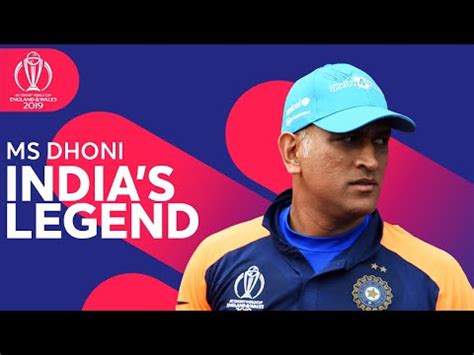 Ms Dhoni India's Biggest Legend ICC Cricket World Cup 2019 - See Latest