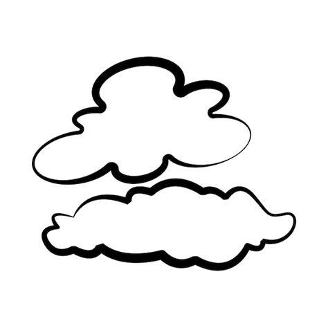 Premium Vector | Synthesis Into the Sky Cloud Icon Design vector template flat