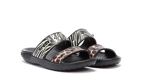 Crocs™ Classic Animal Remix Womens in Black | Lyst