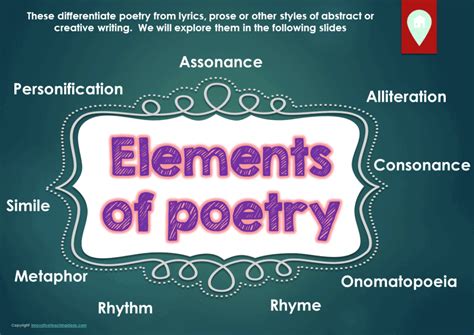 Elements of Poetry: The Ultimate Guide for Students and Teachers