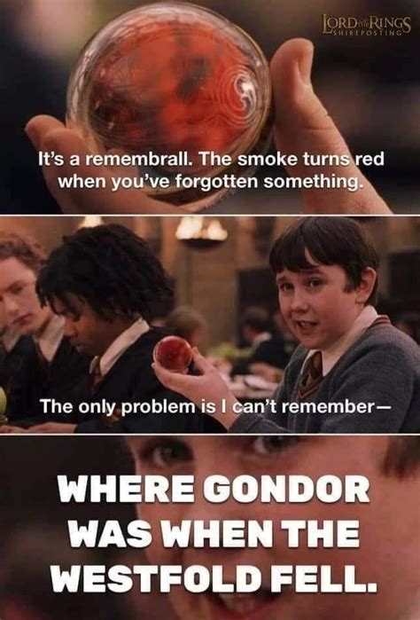 Neville spitting some facts | Where Was Gondor When the Westfold Fell? | Know Your Meme