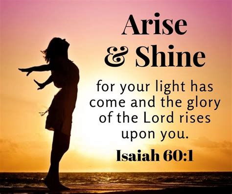 Arise and shine for the light has come! « A Call To The Remnant