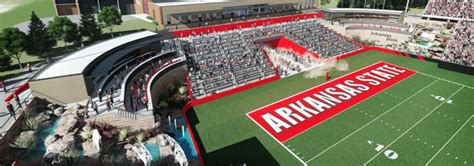 Arkansas State is going to put waterfalls in its stadium - Footballscoop