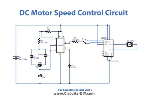 Pwm Dc Motor Control Circuit Diagram Explained - Infoupdate.org