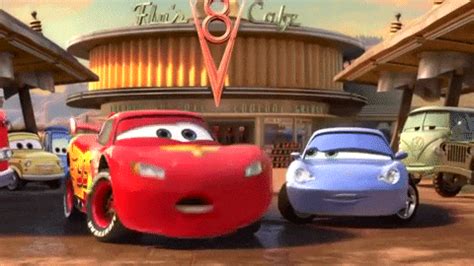 Lightning Mcqueen Crash Gif