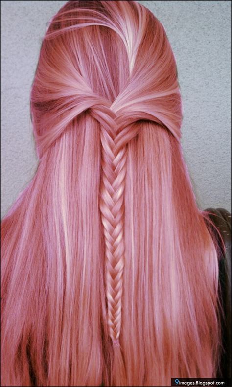 Pink, hair-girl, cute, hair-style, fashion