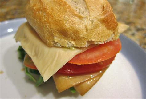 The Vegan Chronicle: Tofurky Pesto Sandwiches