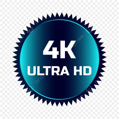 Imagem De Botão Transparente 4k Ultra Hd Png PNG , Logotipo De Resolução Ultra Hd 4k Png ...