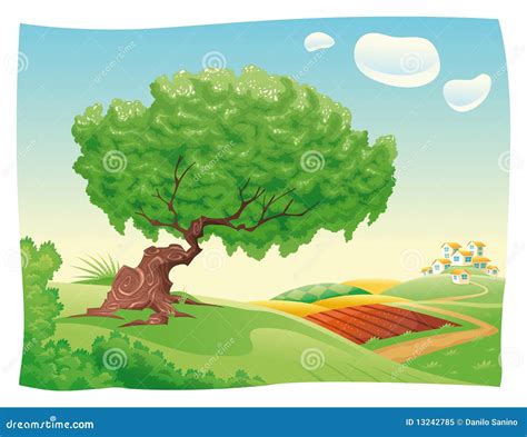 Countryside. Cartoon Vector | CartoonDealer.com #13242785