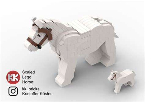 LEGO MOC Scaled Lego Horse by KK_Bricks | Rebrickable - Build with LEGO